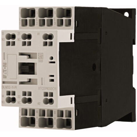 Contacteur puissance 3 380 400V 15KW 1 F 1 O 230V 50/60Hz Bornes Push In 000199670 EATON DILM32 11(230V50/60HZ) PI