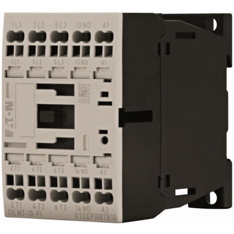 Contacteur puissance 3 380 400V 3KW 1 F 110V 50Hz 120V 60Hz Bornes Push In 000199220 EATON DILM7 10(110V50HZ,120V60HZ) PI
