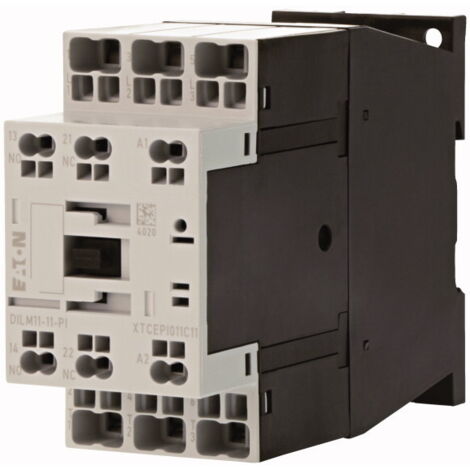 Contacteur puissance,380 400 4KW 1F1O RDC 24: 24 27V DC Bornes Push In 000199273 EATON DILM11 11(RDC24) PI