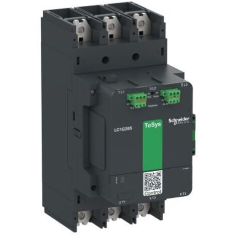 Contacteur Schneider Electric série LC1G400, 3 pôles , 1 NO + 1 NF, 550 A, 200  500 V c.a./c.c. ( Prix pour 1 )