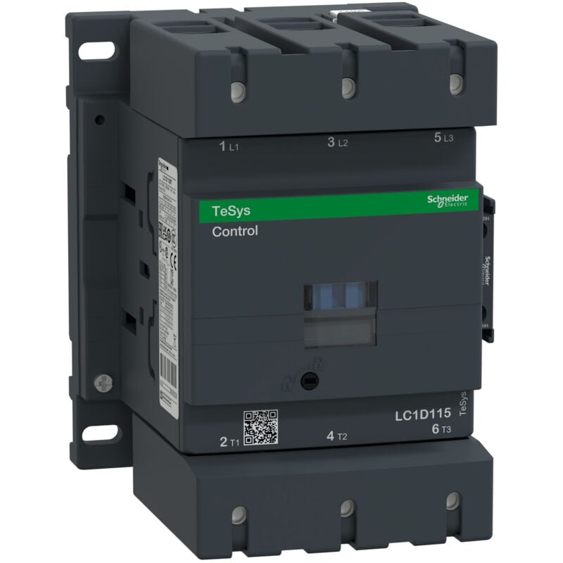 Lc1d115m7 Schneider - Contacteur Moteur Triphasé - 3no - 115a - Bobine 220vca - Vis étrier - Tesys Lc1d11