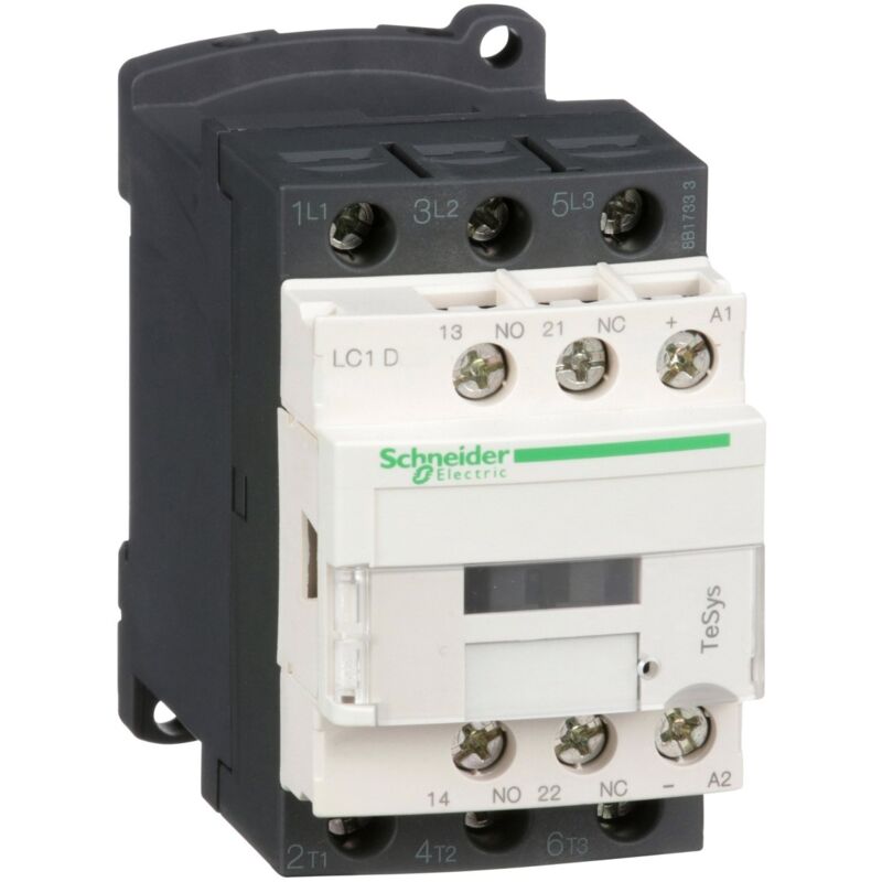 Schneider Electric - Contacteur TeSys LC1D 3P AC3 440V 18 a bobine 24 vcc - LC1D18BL