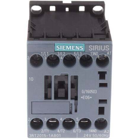 Contacteur Siemens 3 pôles 7A S00 1NA 24VCA 3RT20151AB01
