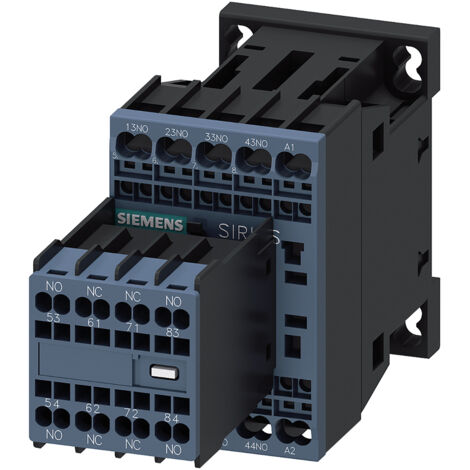 Contacteur Siemens série 3RH2, 3 pôles , 3NO, 10 A, 110 V c.a. ( Prix pour 1 )