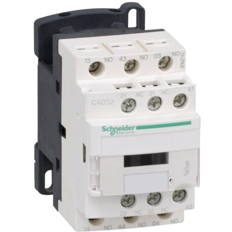 Contacteur TeSys CAD32 3 F plus 2 O instantané 10 A 48 V CA - CAD32E7