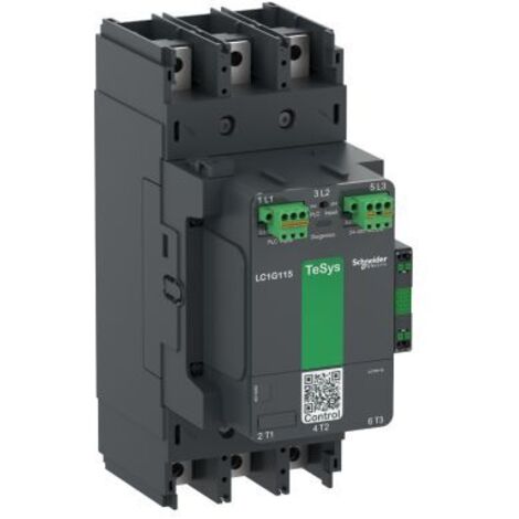 Contacteur TeSys G185 SCHNEIDER triphasé 305 A 200-500 V CA-CC, IP41, -25 à 60 °C, 4,1 kg