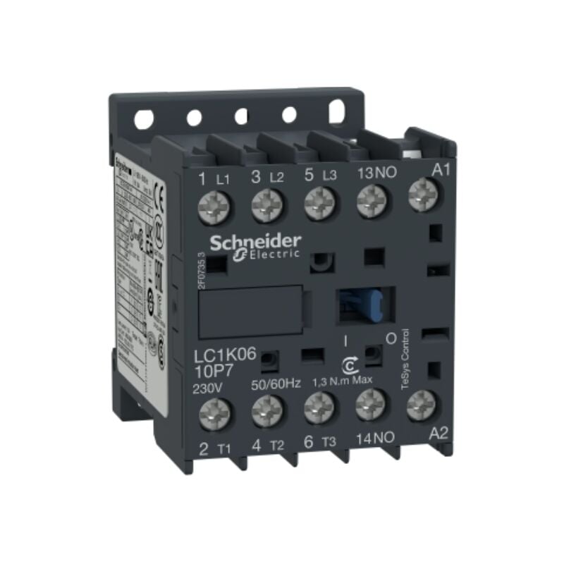 Schneider Electric - Contacteur TeSys LC1-K - 3P - AC-3 440V 9 a - bobine 24 v ca - LC1K0901B7