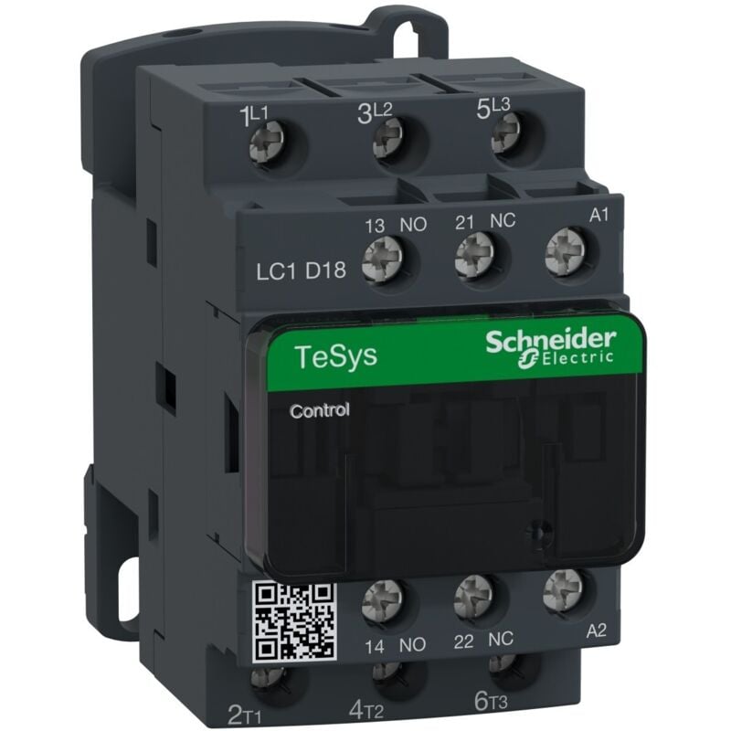 Schneider Electric - Contacteur TeSys LC1D 3P AC3 440V 18 a bobine 48 v ca - LC1D18E7