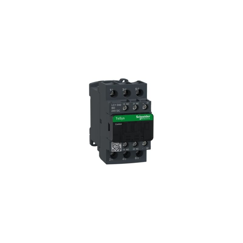 Schneider Electric - Lc1d32bd Schneider - Contacteur Moteur Tripolaire - 3no - 32a - Bobine 24vcc - Vis étrier - Tesys Lc1d32