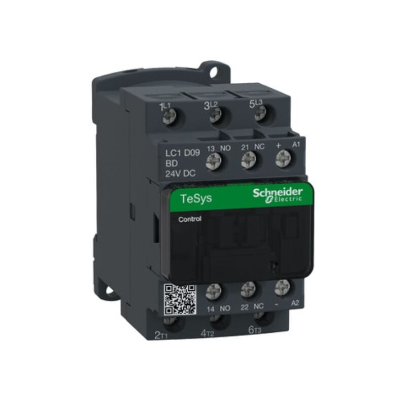 Contacteur TeSys LC1D 3P AC3 440V 9 A bobine 24 V CC - LC1D09BD