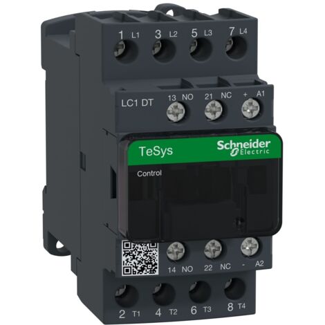 Contacteur TeSys LC1D 4P AC1 440V 25 A bobine 24 V CC - LC1DT25BD