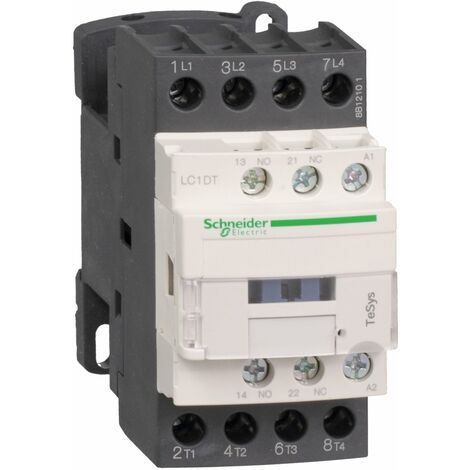 Contacteur TeSys LC1D 4P AC1 440V 32 A bobine 24 V CC - LC1DT32BL
