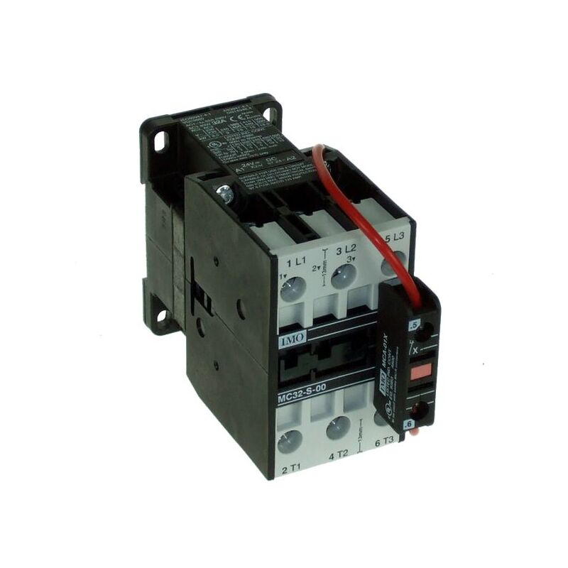 Contacteur tripolaire 18.5KW 40A - commande bobine 24VDC - MCD40 IMO