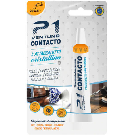 CONTACTO 21 COLLA DA CONTATTO SUPER TRASPARENTE TUBETTO 20 ml OFFERTA