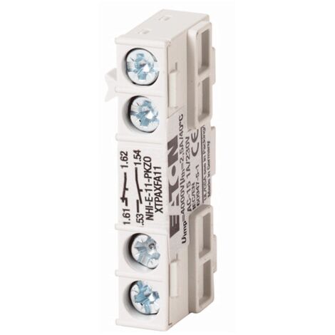 Contacto auxiliar normal de Eaton 1NO+1NC empotrado 82882