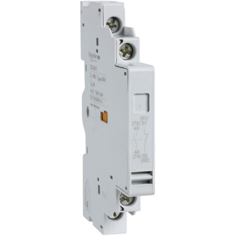 Contacto auxiliar para interruptor GZ1 2NO