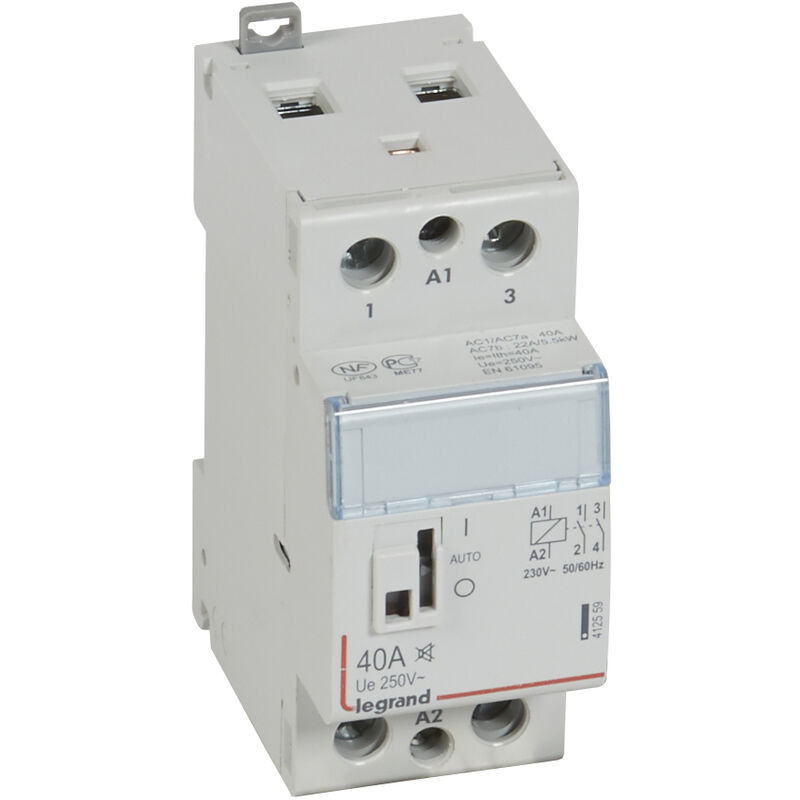 

Contactor 40A 2Na 230V Silenc Legrand 412559