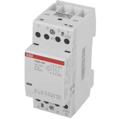 Contactor 4P 25A 4NA 230V ESB25-40N-06 2 módulo ABB 1SAE231111R0640