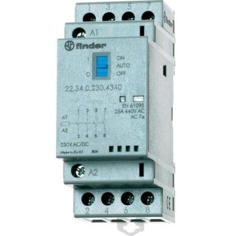 Contactor buscador DIN 4 contactos NA 22.34.0.230.4340