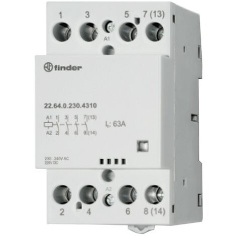 Contactor buscador DIN 4 contactos NO 22.64.0.230.4310