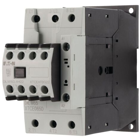 Contactor de potencia, I=65A [AC-3] 2Z 2R DILM65-22 (230 V 50 Hz, 240 V 60 Hz)