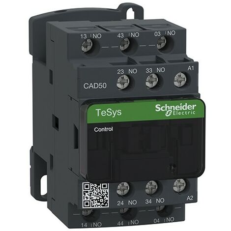 TELEMECANIQUE BY SCHNEIDER ELECTRIC Contactor de potencia TeSys CAD50 5NA 10A bobina 230VCA CAD50P7 de Schneider