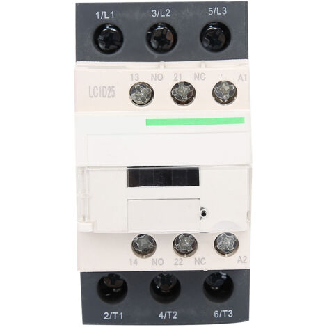 Contactor électrique 3 pôles LC1-D 25A 220V AC 50/60Hz