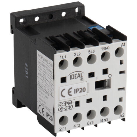Contactor KCPM 9A 230V 3NO+1NO Ideal