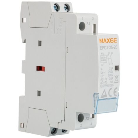 Contactor Maxge 2 polos 25A 230V AC-2NO