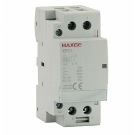 Contactor Maxge 2 polos 63A 230V AC-2NO
