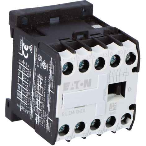 Contactor miniatura, 4 kW/400 V, control 230 V CA DILEM-10-EA (230 V 50 Hz, 240 V 60 Hz)