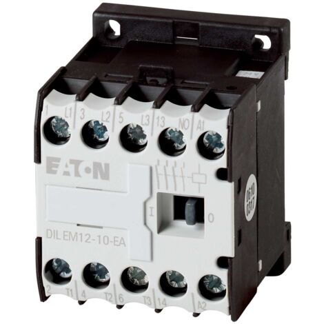 Contactor miniatura, 5,5 kW/400 V, control 230 V CA DILEM12-10-EA (230 V 50 Hz, 240 V 60 Hz)
