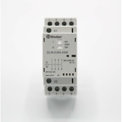 Contactor modular 2 contactores 25a 223400244340