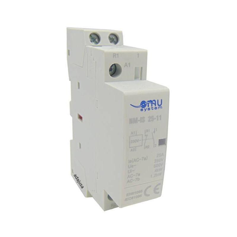

Generico-de - Contactor modular 25A 2Polos NO+NC 230Vac