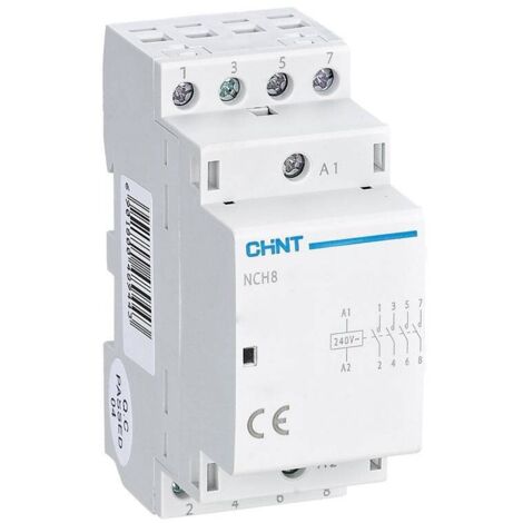 Contactor modular 25a 4na 230v nch8-25.40 256089 81095