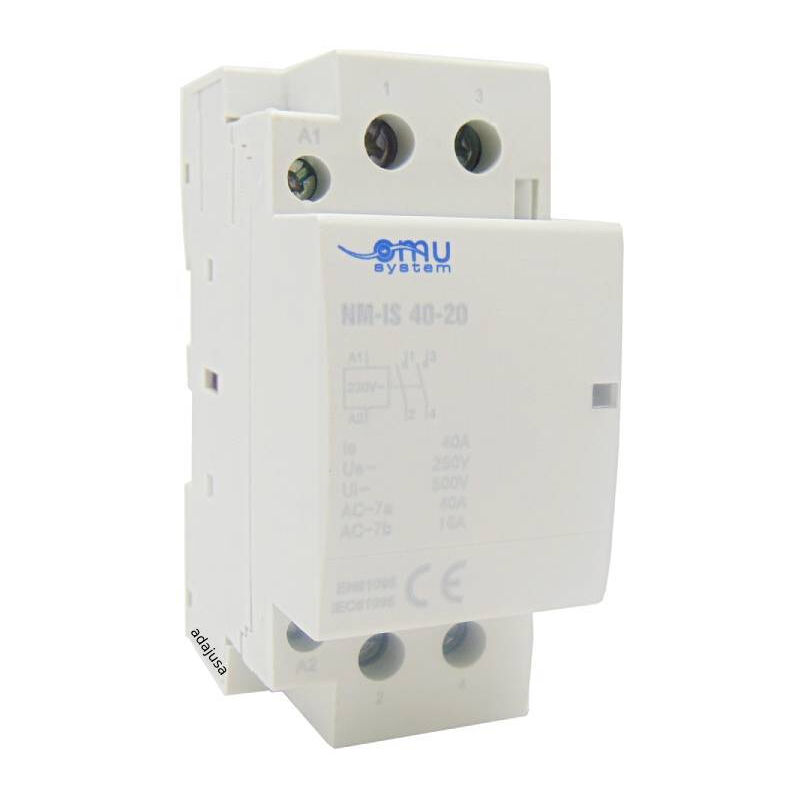 

Generico-de - Contactor modular 40A 2Polos abiertos 230Vac