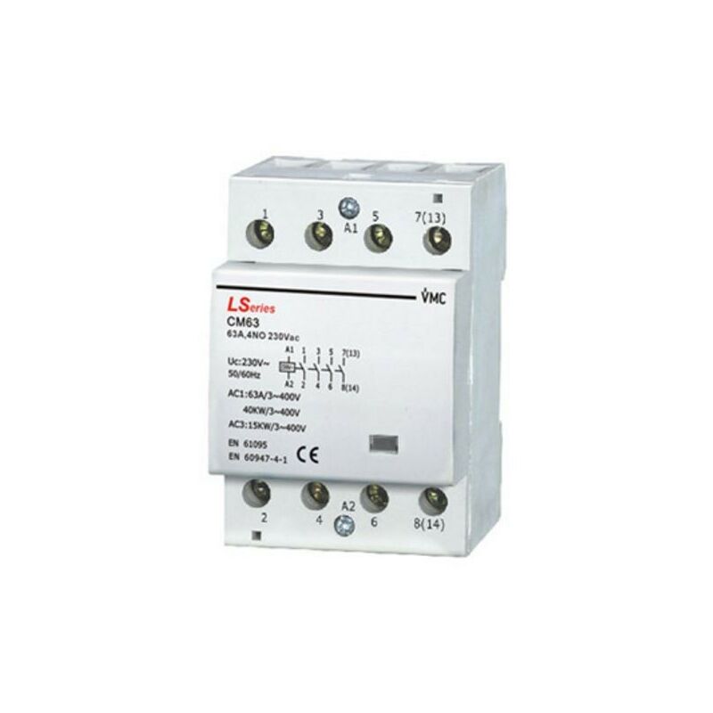 

Ls Industrial Systems - Contactor modular 63A 4Polos abiertos 230Vac - LS