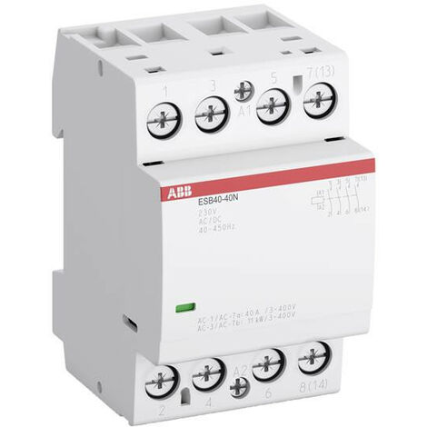 Contactor modular Abb 40A 4NA 230VAC/DC ESB4040N06