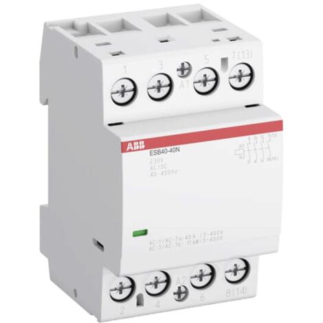 Contactor modular Abb 40A 4NA 24VAC/DC ESB4040N01