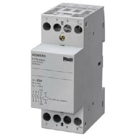 Contactor Siemens 25A 4NA 230VAC 2 módulos 5TT58300