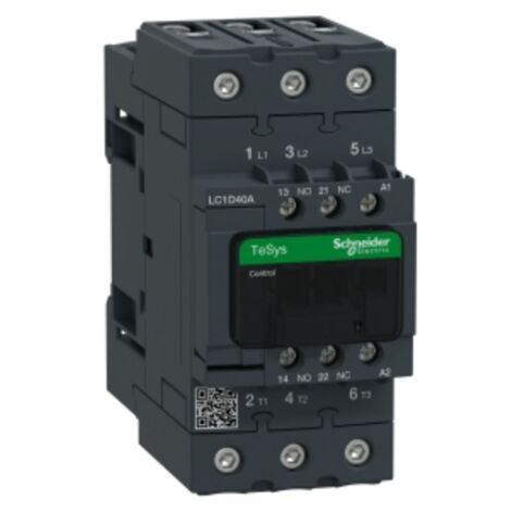 Contactor Telemecanique TeSys D 40A 3P 220VAC LC1D40AM7