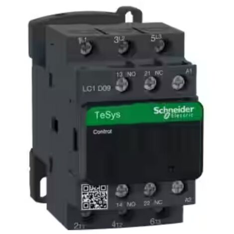 SCHNEIDER Contactor Telemecanique TeSys LC1D 9A 3P 220VAC LC1D09M7