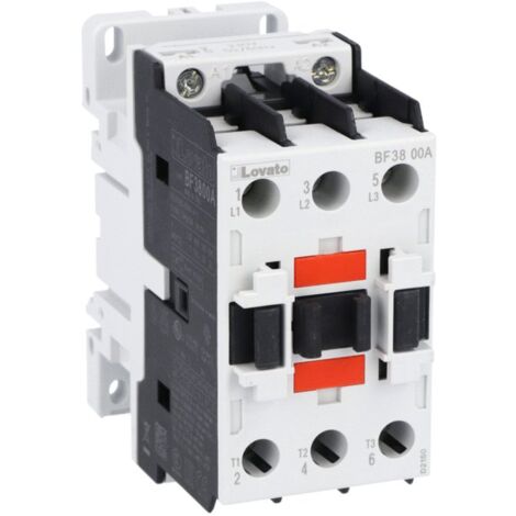 Contactor tripolar Lovato 38A 24VAC bobina BF3800A024