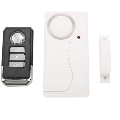 Contacts de capteur magnétique de porte et de fenêtre réglés Commutateur de détecteur de capteur sans fil avec télécommande pour la maison
