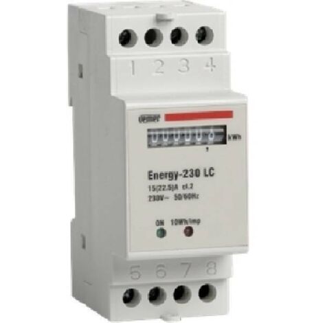 Contador de energía Vemer Energy-230 LC 2 módulos VN960100