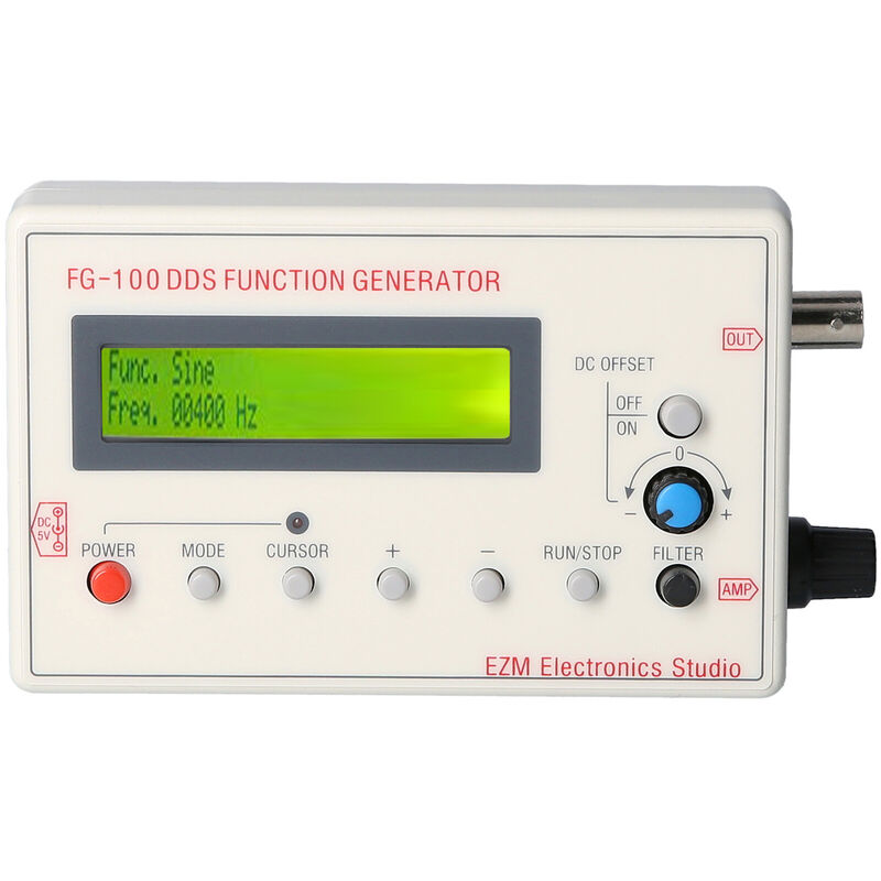 

Contador de frecuencia del generador de senal de funcion FG-100 DDS