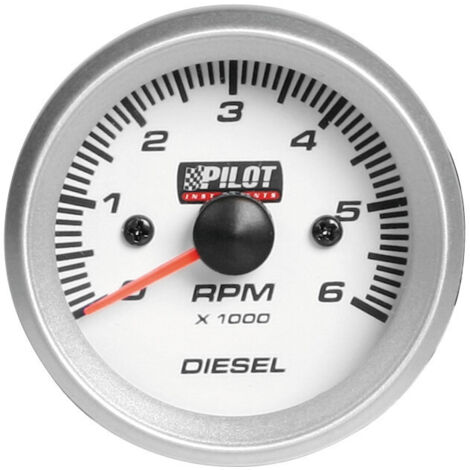 Contagiri diesel 0-6000 RPM - Ø 2” (52 mm) - Blue-Light - 4/6/8 cilindri