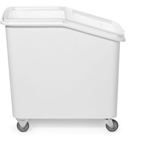 Container-Cateringwagen für lose Produkte, Zucker, Grütze, Reis auf Rädern 81 l - Hendi 877913
