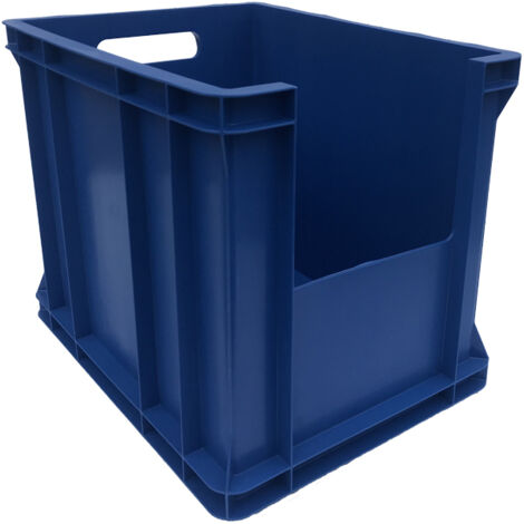 Container mit Sichtfenster 400x300x270 Blau