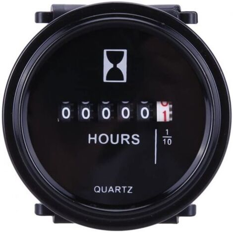 CONTATORE 6-80V FREQUENZA 50/60Hz INTERVALLO ORE 0-99999.9 ABS 34569